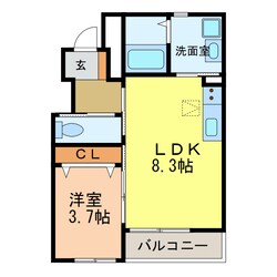 メゾン　ド　ソレイユの物件間取画像